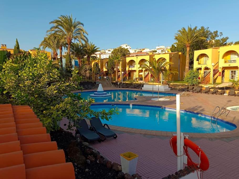 شقة ماسبالوماس  في Casa Buenavida - Coqueto Apartamento Reformado, Piscina Y Terraza المظهر الخارجي الصورة